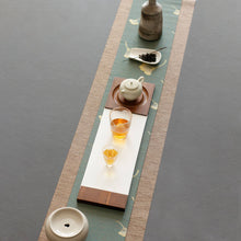 Load image into Gallery viewer, Cotton and Linen Tea Table Cloth, Tea Mat, Tea Set Accessory, Table Runners
