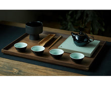 Load image into Gallery viewer, Handmade Black Walnut Wood Serving Tray, Rectangular and Square Shapes
