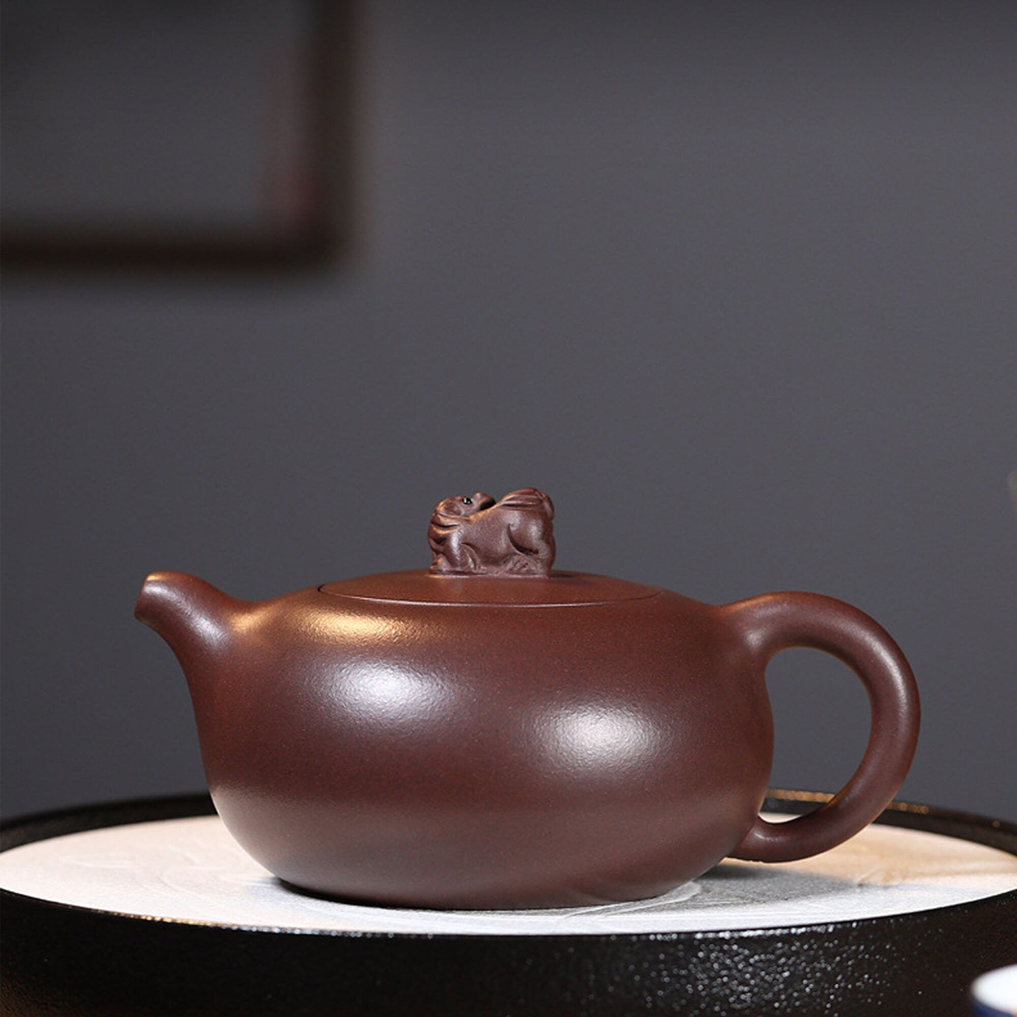 Outlets LIONRHK TEA - Yixing Zisha Clay Teapot, Ore Green Clay, Auspicious Well Fence 300cc