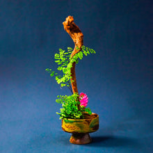 Load image into Gallery viewer, Handmade Ikebana Vases with Distinct Colors, Kenzan Flower Frog Included
